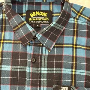 Demons X Middle of Beyond XL Men’s Short Sleeved Shirt Dario Argento